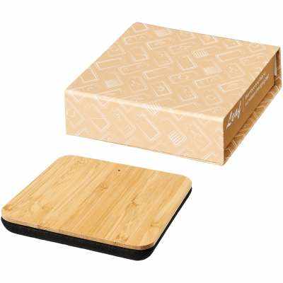 Caricabatterie wireless personalizzabile con logo