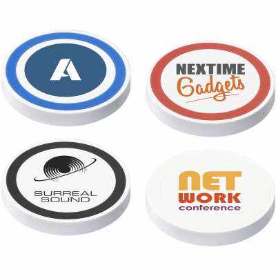 Caricabatterie wireless da personalizzare con logo