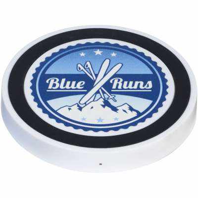 Caricabatterie wireless da personalizzare con logo