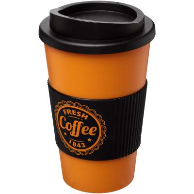 Tazza termica Americano® da 350 ml con grip - cod. P210002