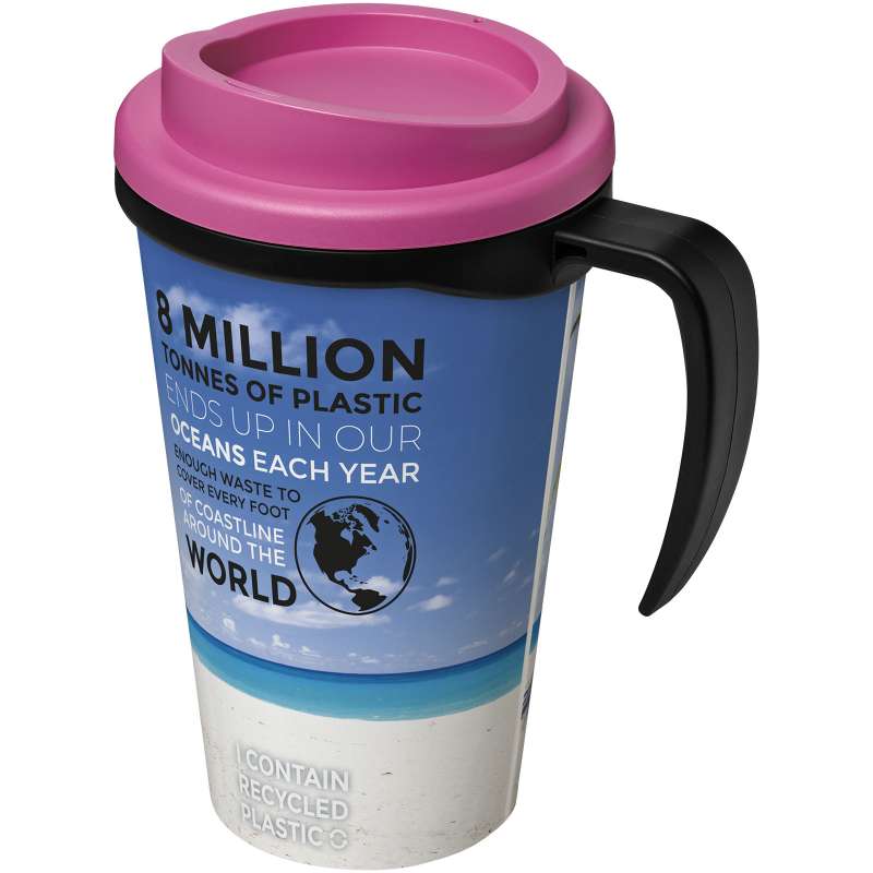 Bicchiere termico con scritte da 350 ml - cod. P210006