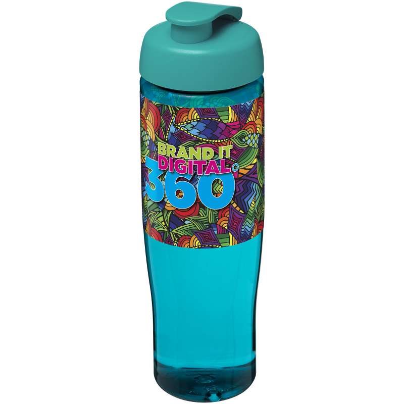 Borraccia sportiva da 700 ml con coperchio a scatto - cod. P210040