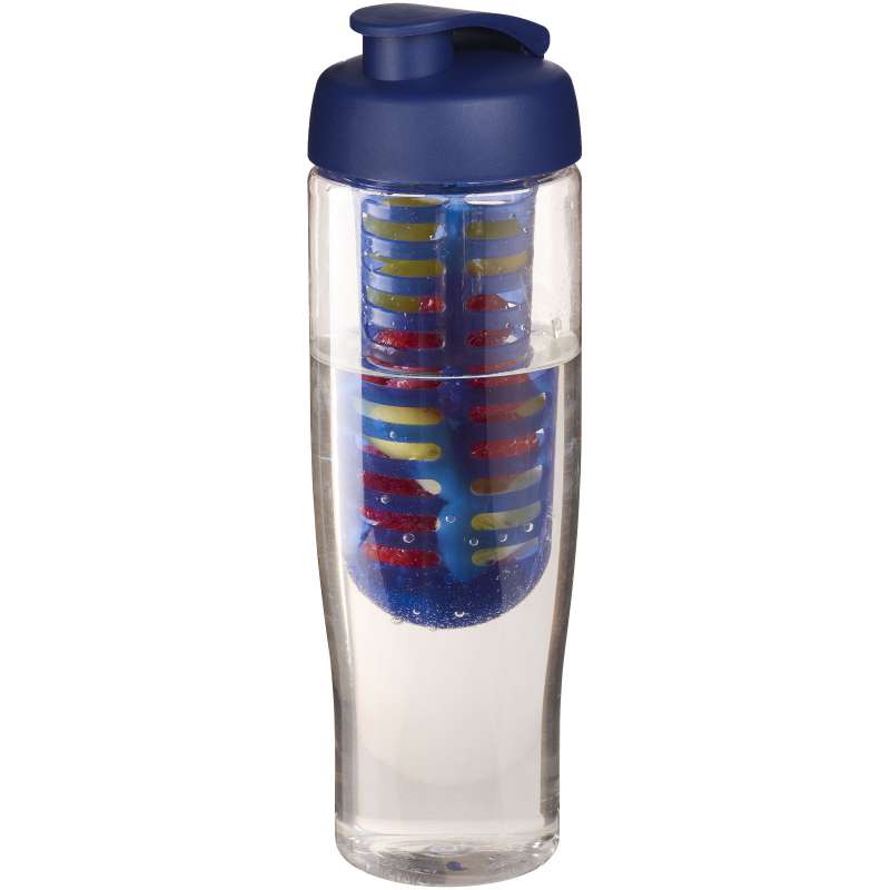 Borraccia sportiva da 700 ml con scritte stampate e infusore - cod. P210041