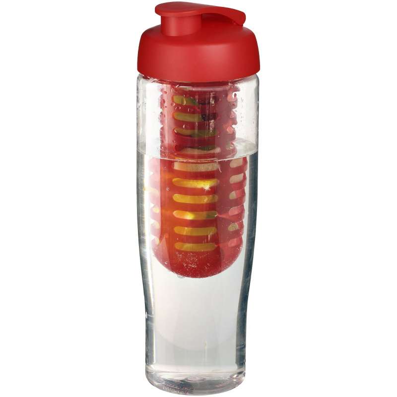 Borraccia sportiva da 700 ml con scritte stampate e infusore - cod. P210041