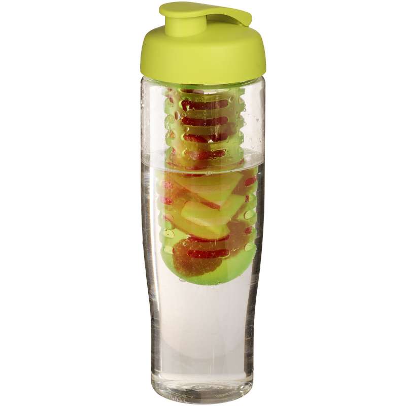 Borraccia sportiva da 700 ml con scritte stampate e infusore - cod. P210041