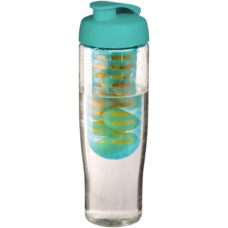 Borraccia sportiva da 700 ml con scritte stampate e infusore - cod. P210041