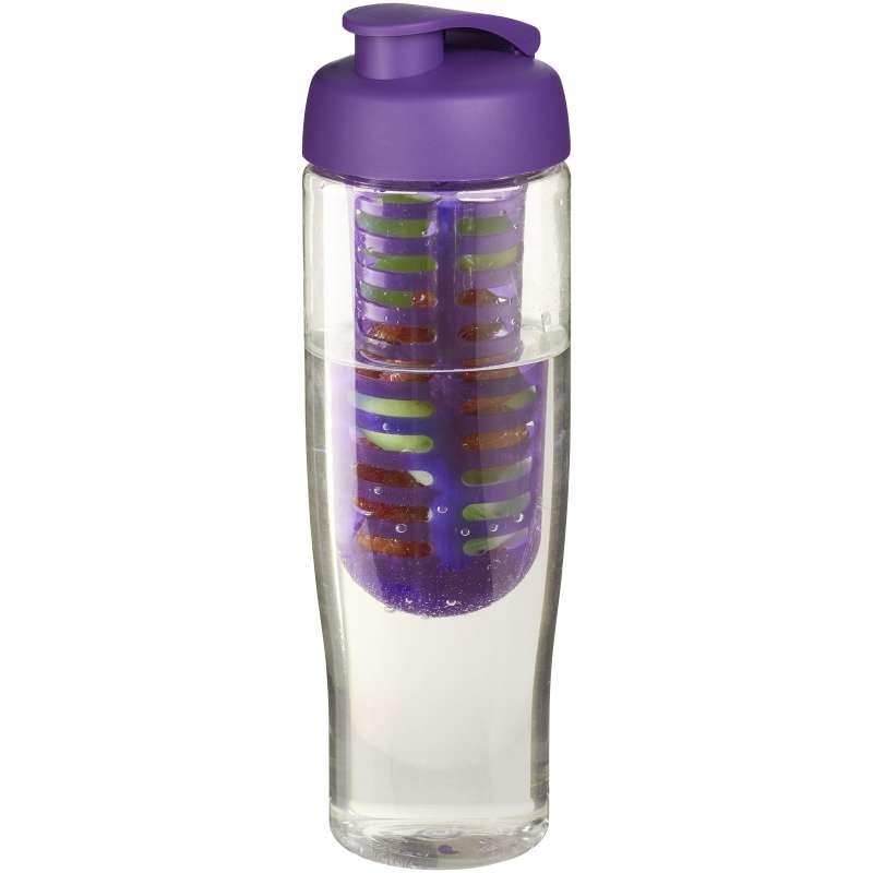 Borraccia sportiva da 700 ml con scritte stampate e infusore - cod. P210041