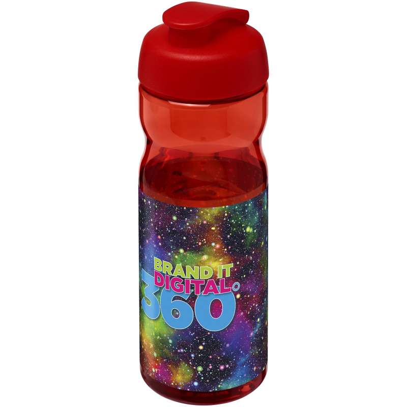 Borraccia sportiva con coperchio a scatto da 650 ml - cod. P210045