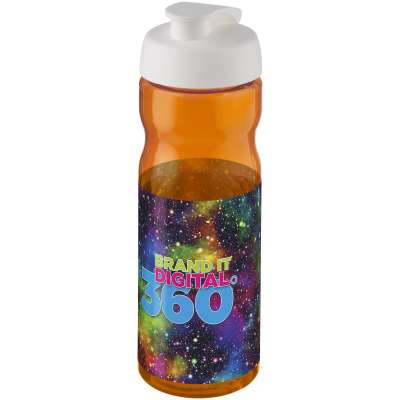 Borraccia sportiva H2O Active® Base da 650 ml con coperchio a scatto - cod. P210045