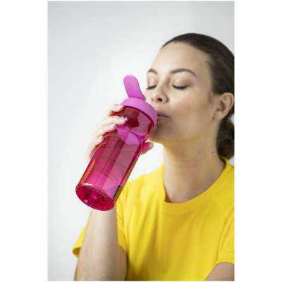 Borraccia sportiva H2O Active® Base da 650 ml con coperchio a scatto - cod. P210045
