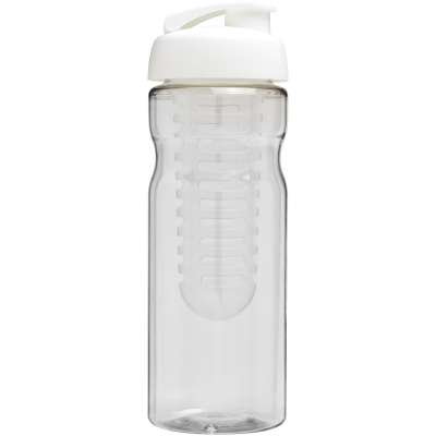 Borraccia sportiva H2O Active® Base da 650 ml con coperchio a scatto e infusore - cod. P210046