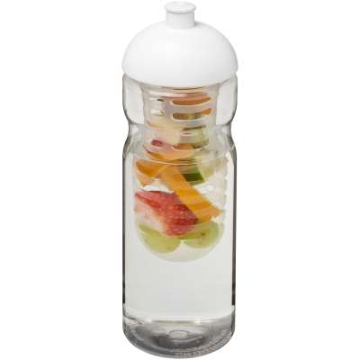 Borraccia sportiva H2O Active® Base da 650 ml con coperchio a cupola e infusore - cod. P210048