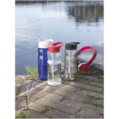 Borraccia sportiva H2O Active® Base da 650 ml con coperchio con beccuccio - cod. P210049