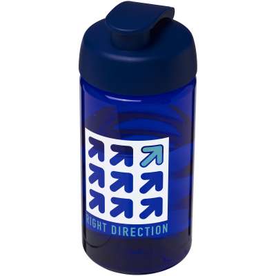 Borraccia sportiva H2O Active® Bop da 500 ml con coperchio a scatto - cod. P210050
