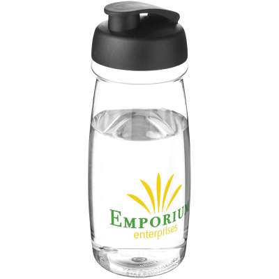 Borraccia sportiva H2O Active® Pulse da 600 ml con coperchio a scatto - cod. P210054
