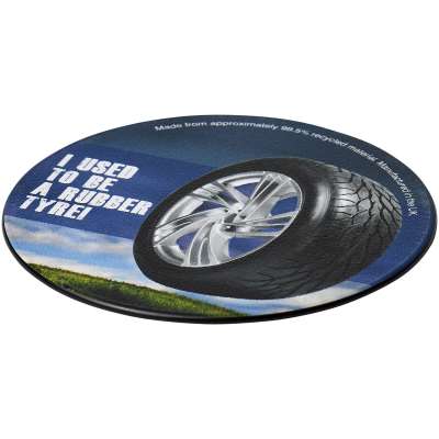 Sottobicchiere rotondo in gomma Brite-Mat® - cod. P210521