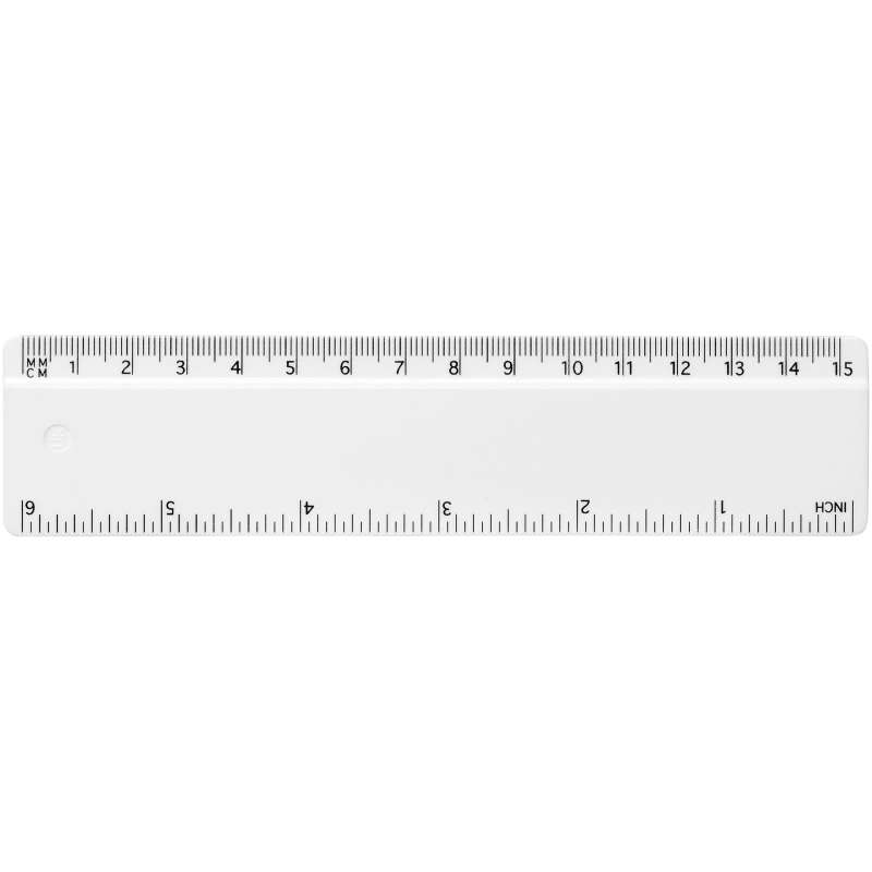 Righello da 15 cm in plastica con scritte - cod. P210536