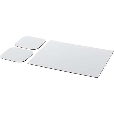 Set Brite-Mat® 3 con tappetino per mouse e sottobicchieri - cod. P210593