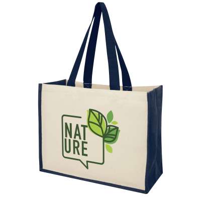 Shopper in iuta e canvas 320 g/m² Varai - 23L - cod. P210701