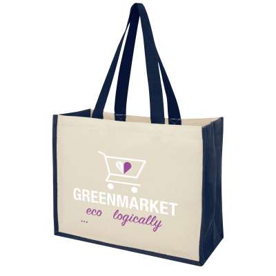 Shopper in iuta e canvas 320 g/m² Varai - 23L - cod. P210701
