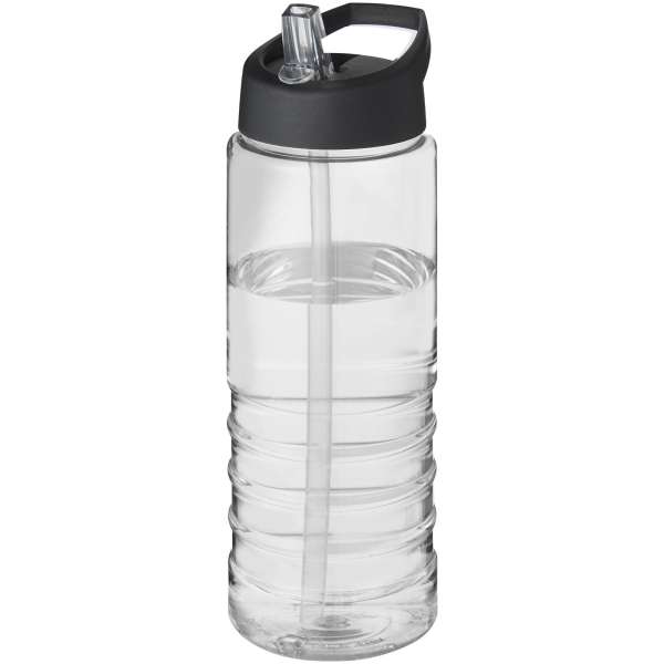 Borraccia sportiva H2O Active® Treble da 750 ml con coperchio con beccuccio - cod. P210877