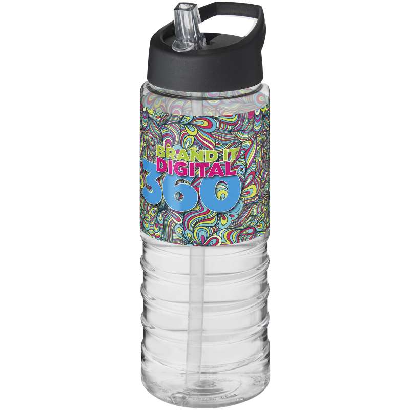 Borraccia sportiva da 750 ml con scritte - cod. P210877