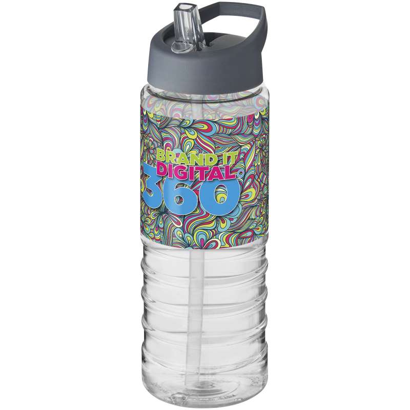 Borraccia sportiva da 750 ml con scritte - cod. P210877