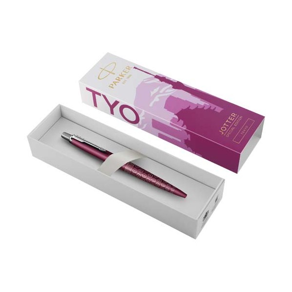 Penna a sfera Parker Jotter SE Global Icons (inchiostro blu) - cod. P107933
