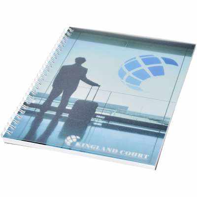 Notebook A5 spiralato Desk-Mate® con copertina in PP - cod. P21247
