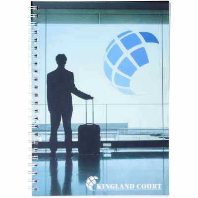 Notebook A5 spiralato Desk-Mate® con copertina in PP - cod. P21247