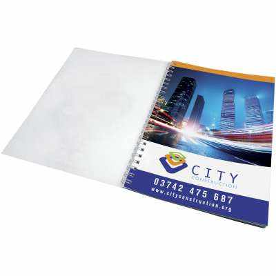 Notebook A5 spiralato Desk-Mate® con copertina in PP - cod. P21247