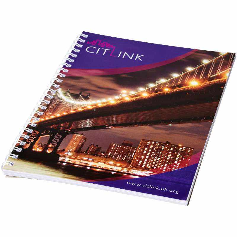 Notebook A4 spiralato con logo - cod. P21250