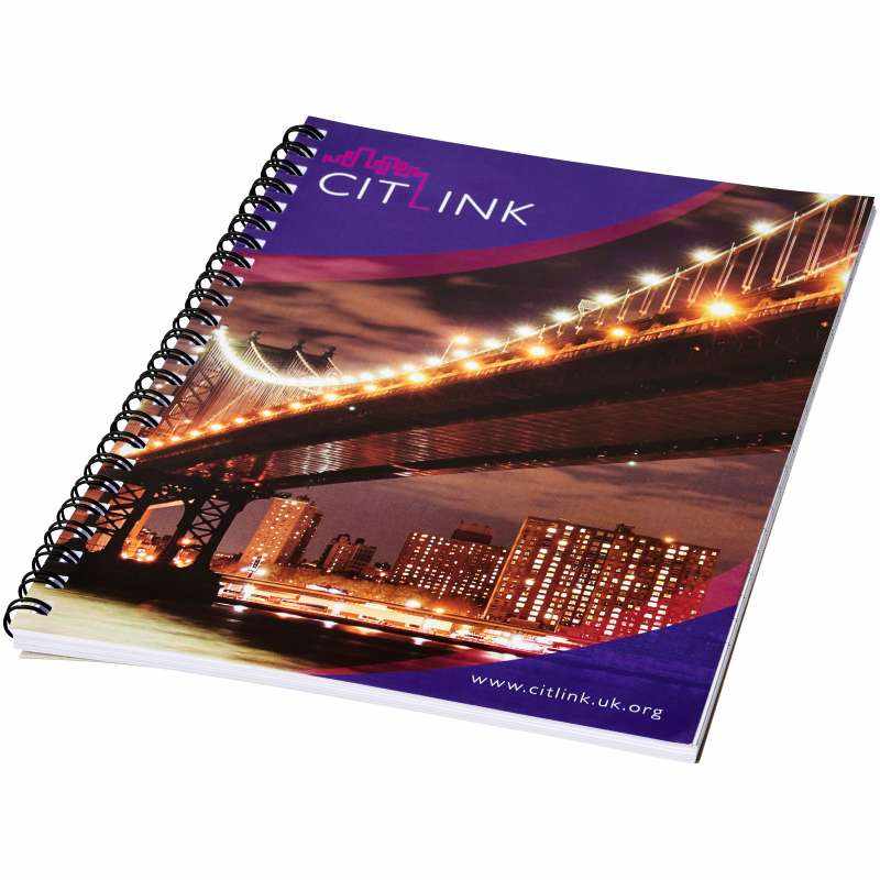 Notebook A4 spiralato con logo - cod. P21250