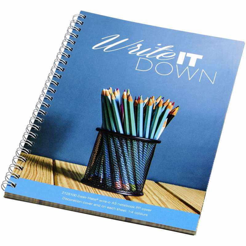 Notebook A5 spiralato da personalizzare - cod. P21251