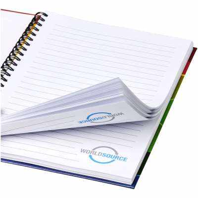 Notebook Wire-o formato A5 e copertina rigida - cod. P21257