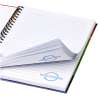 Notebook A5 con spirale con logo e scritte