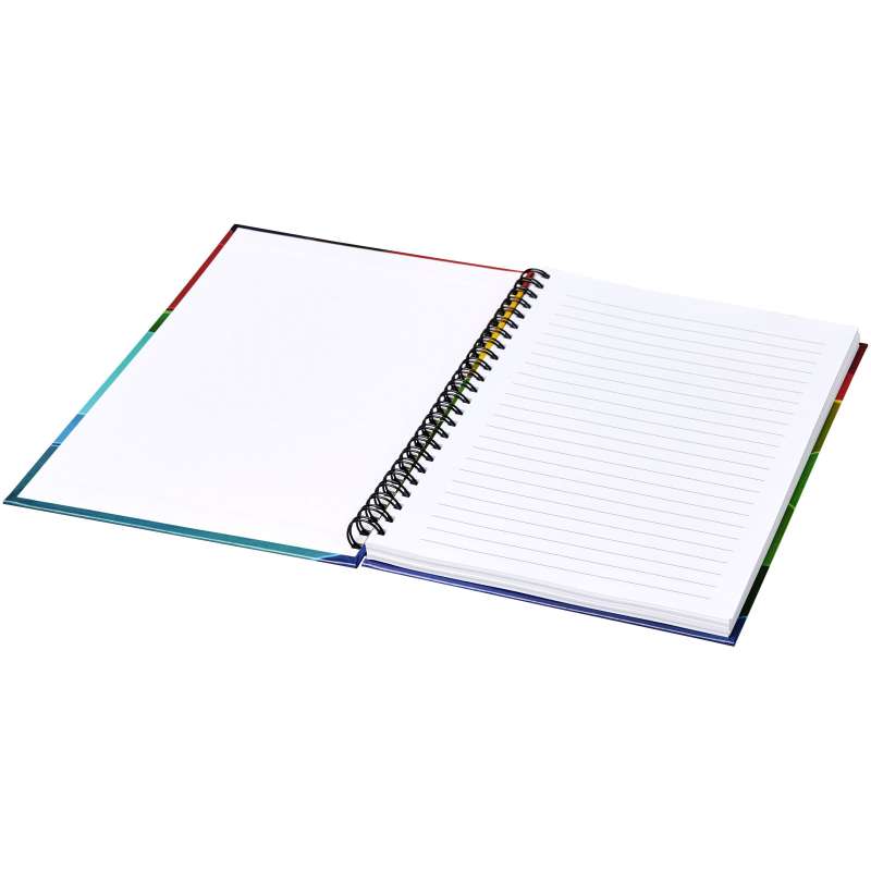Notebook A5 con spirale con logo e scritte - cod. P21257