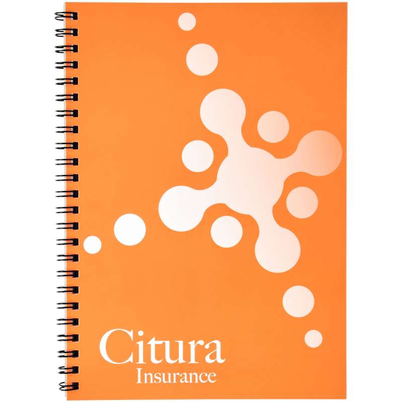 Notebook A5 con spirale da serigrafare - cod. P21271