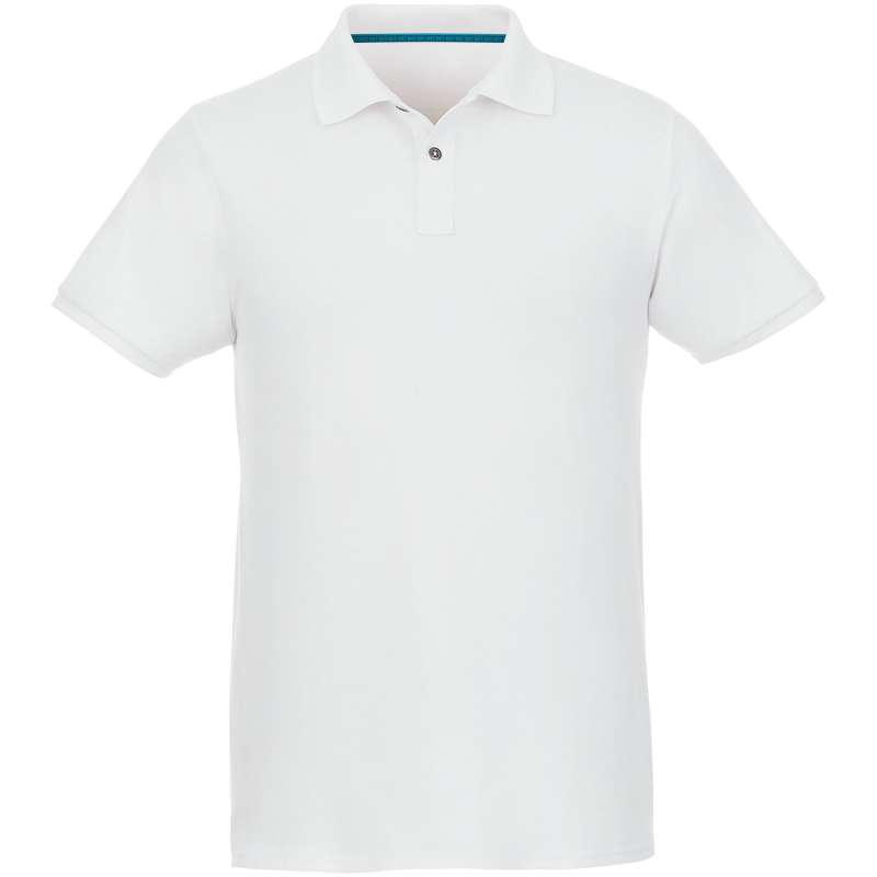 Polo promozionale da uomo in tessuto organico riciclato - cod. P37502