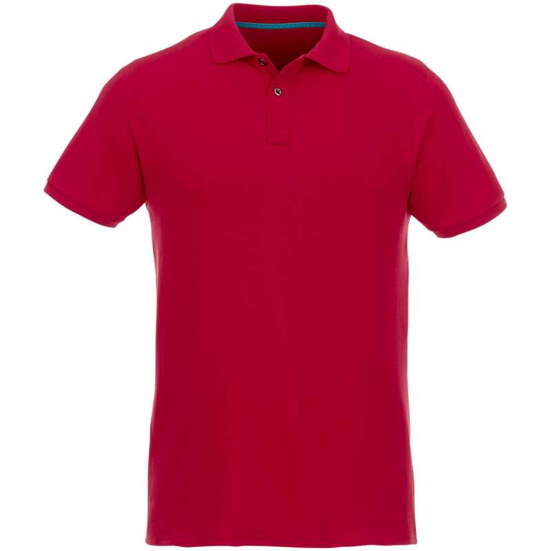 Polo promozionale da uomo in tessuto organico riciclato - cod. P37502