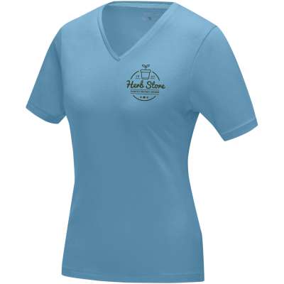 T-shirt Kawartha in tessuto organico a manica corta da donna - cod. P38017