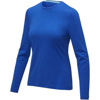 T-shirt Ponoka in tessuto organico a manica lunga da donna - cod. P38019