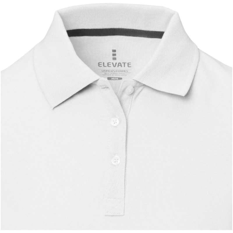 Polo stampata con logo a manica corta da donna - cod. P38081