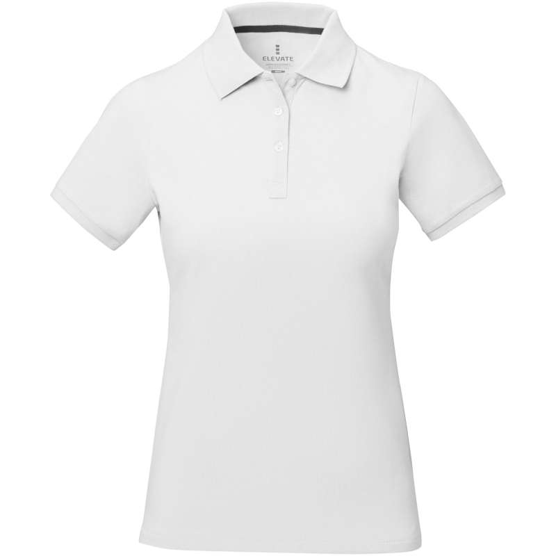 Polo stampata con logo a manica corta da donna - cod. P38081