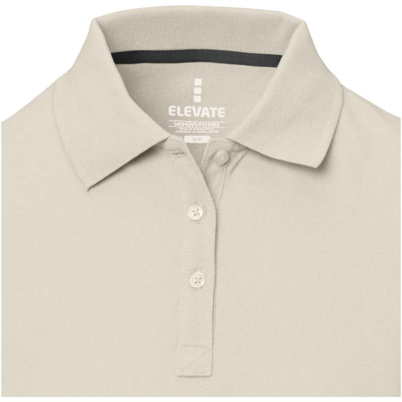 Polo stampata con logo a manica corta da donna - cod. P38081