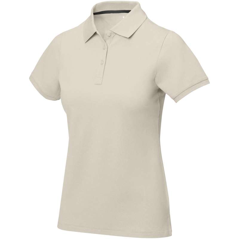 Polo stampata con logo a manica corta da donna - cod. P38081