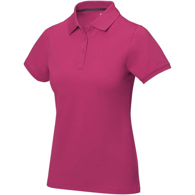 Polo stampata con logo a manica corta da donna - cod. P38081