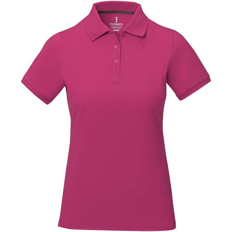 Polo stampata con logo a manica corta da donna - cod. P38081