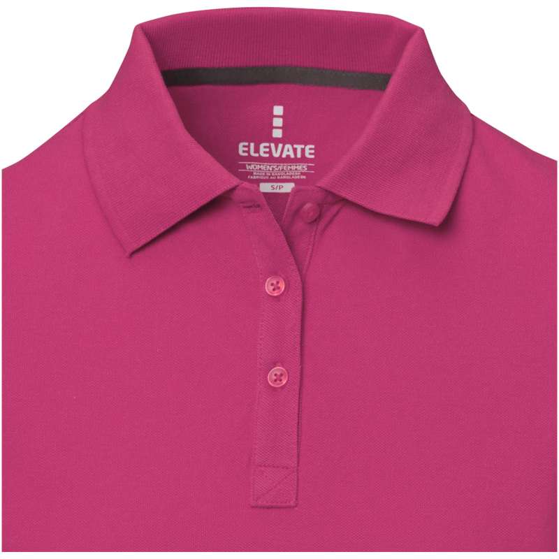 Polo stampata con logo a manica corta da donna - cod. P38081