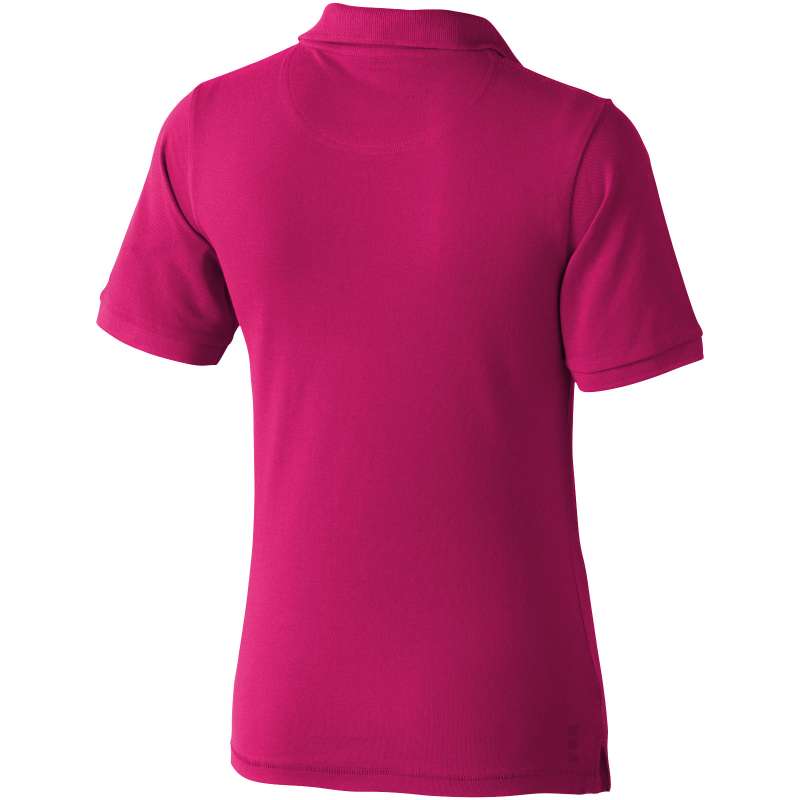 Polo stampata con logo a manica corta da donna - cod. P38081